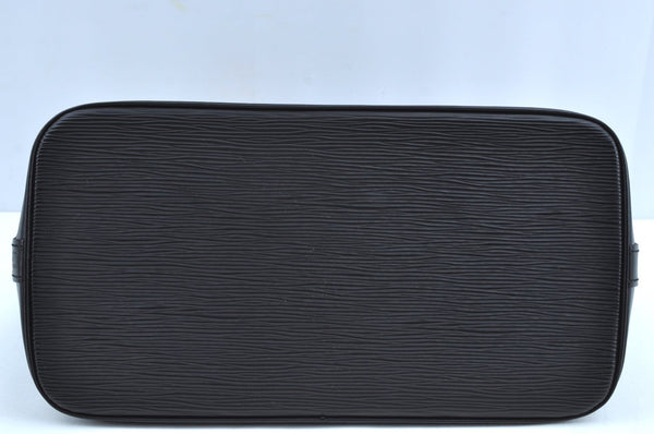 Authentic Louis Vuitton Epi Alma PM Hand Bag Black M40302 LV 2193G