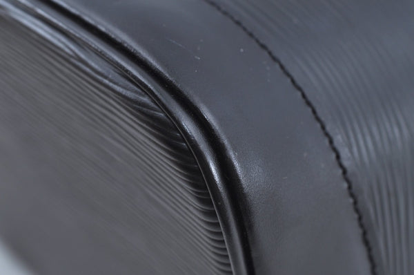 Authentic Louis Vuitton Epi Alma PM Hand Bag Black M40302 LV 2193G