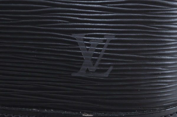 Authentic Louis Vuitton Epi Alma PM Hand Bag Black M40302 LV 2193G