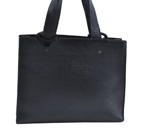 Authentic Louis Vuitton Epi Gemeaux Shoulder Tote Bag Black M52452 LV 2193H