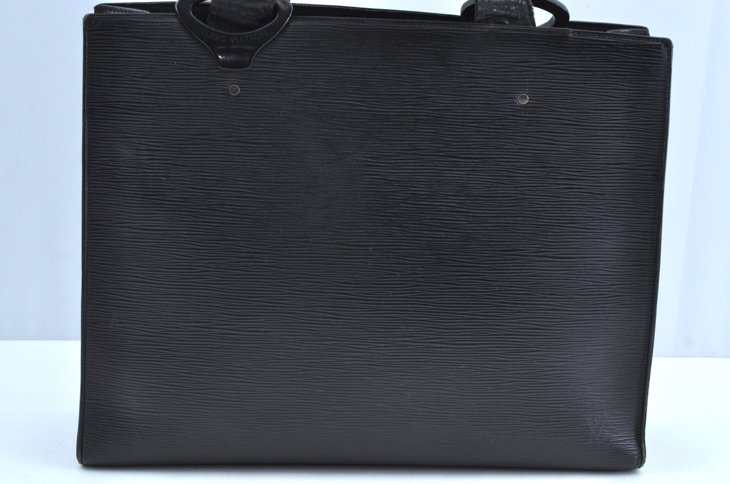 Authentic Louis Vuitton Epi Gemeaux Shoulder Tote Bag Black M52452 LV 2193H