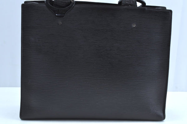 Authentic Louis Vuitton Epi Gemeaux Shoulder Tote Bag Black M52452 LV 2193H
