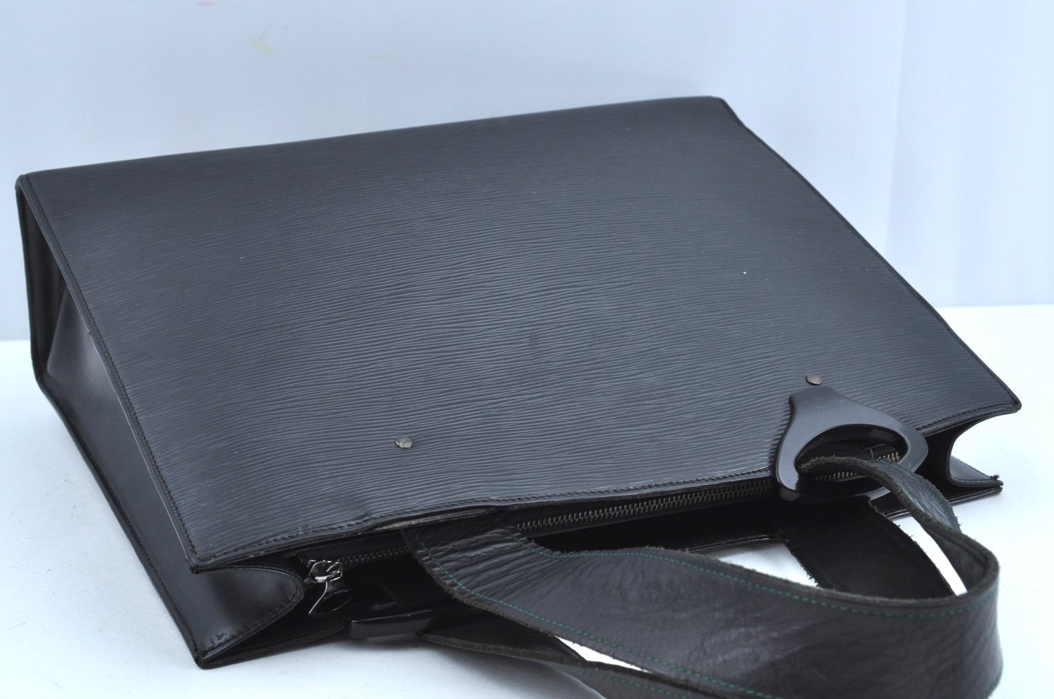 Authentic Louis Vuitton Epi Gemeaux Shoulder Tote Bag Black M52452 LV 2193H