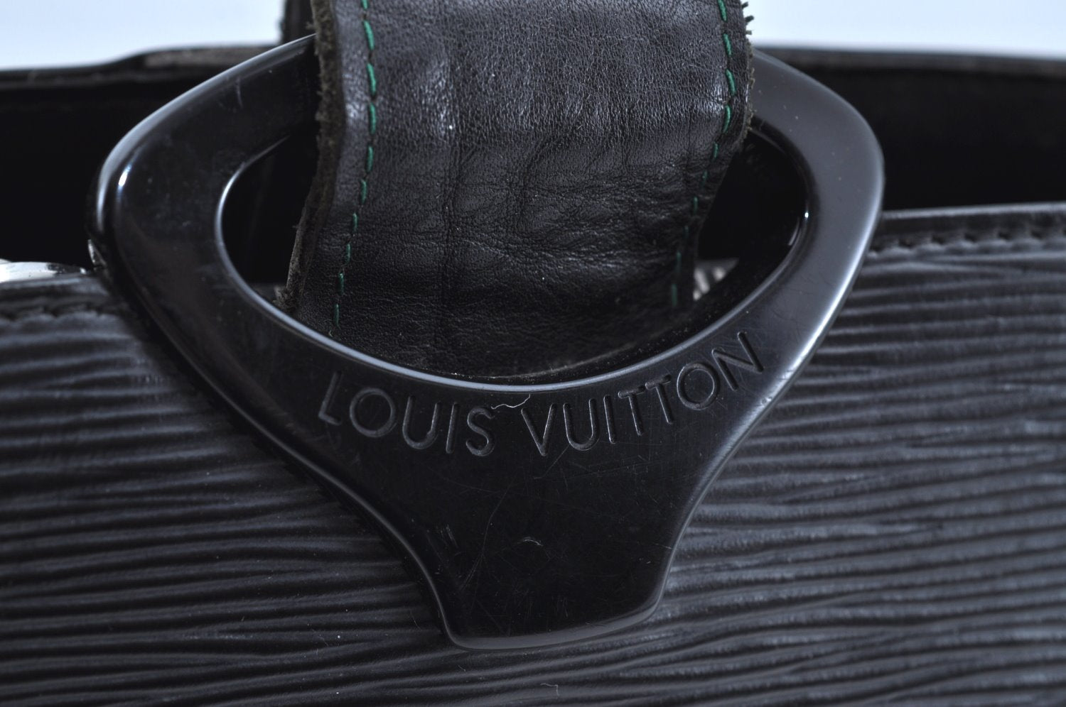 Authentic Louis Vuitton Epi Gemeaux Shoulder Tote Bag Black M52452 LV 2193H