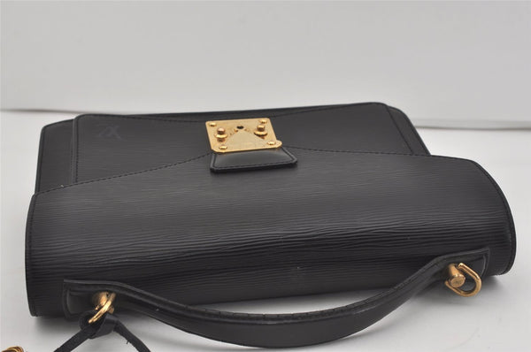 Authentic Louis Vuitton Epi Monceau 2Way Shoulder Hand Bag Black M52122 LV 2193I