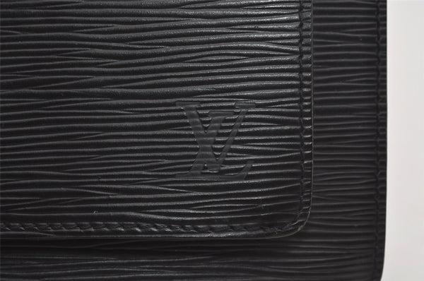 Authentic Louis Vuitton Epi Monceau 2Way Shoulder Hand Bag Black M52122 LV 2193I