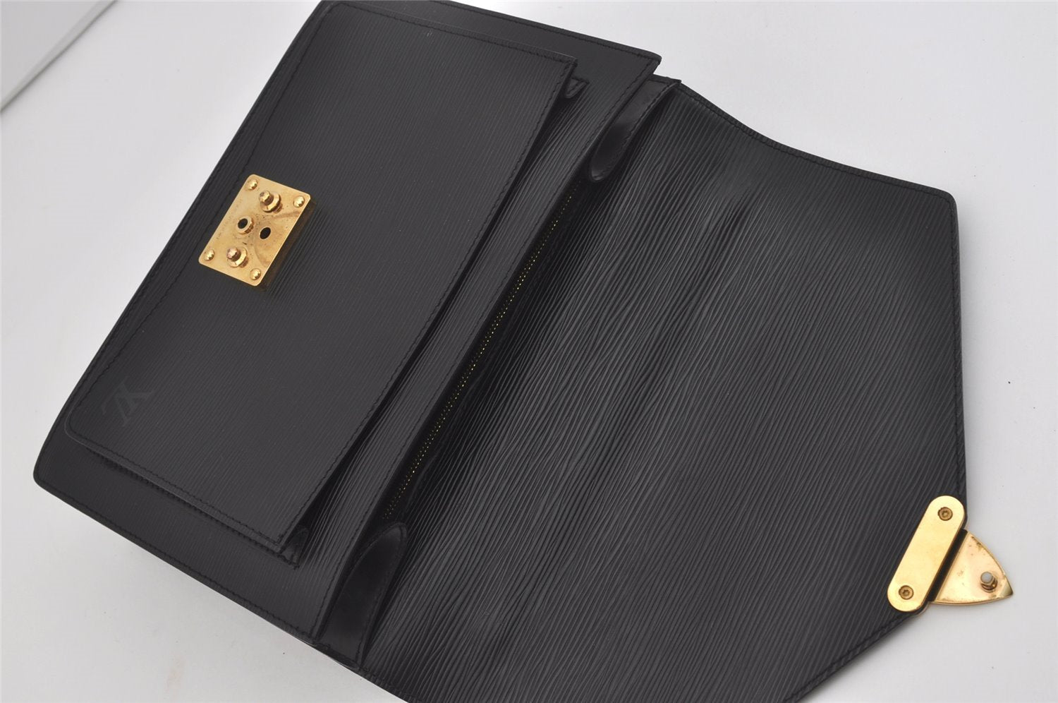 Authentic Louis Vuitton Epi Monceau 2Way Shoulder Hand Bag Black M52122 LV 2193I