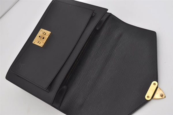 Authentic Louis Vuitton Epi Monceau 2Way Shoulder Hand Bag Black M52122 LV 2193I