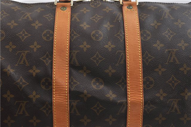 Authentic Louis Vuitton Monogram Keepall 45 Boston Bag M41428 LV 2194D