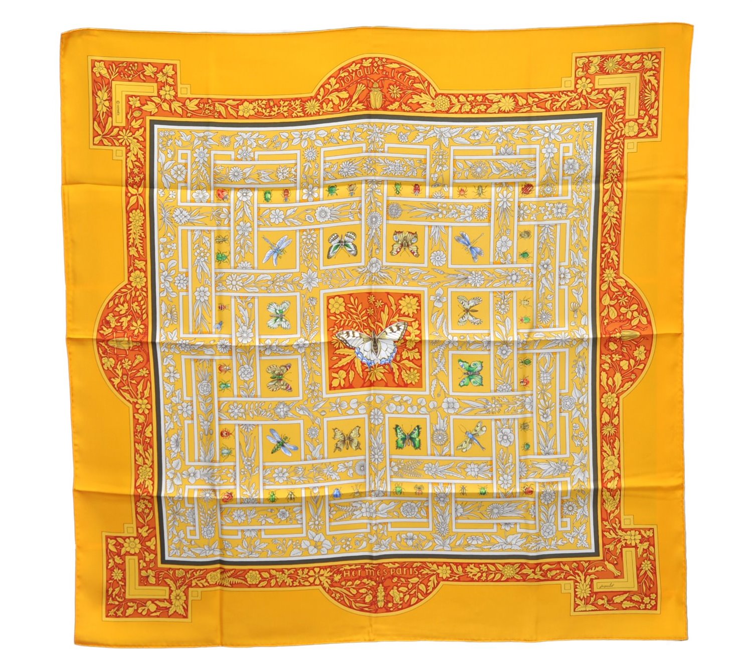 Authentic HERMES Carre 90 Scarf 