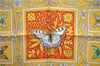 Authentic HERMES Carre 90 Scarf "joyaux de l'ete" Silk Yellow Box 2195E