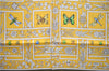 Authentic HERMES Carre 90 Scarf "joyaux de l'ete" Silk Yellow Box 2195E