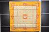 Authentic HERMES Carre 90 Scarf "joyaux de l'ete" Silk Yellow Box 2195E