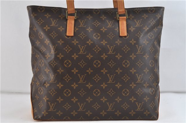 Authentic Louis Vuitton Monogram Cabas Mezzo Tote Bag M51151 LV 2197D