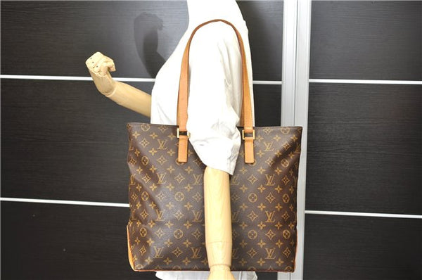 Authentic Louis Vuitton Monogram Cabas Mezzo Tote Bag M51151 LV 2197D