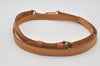 Authentic Louis Vuitton Leather Shoulder Strap Beige 39.8-46.5" LV 2197I