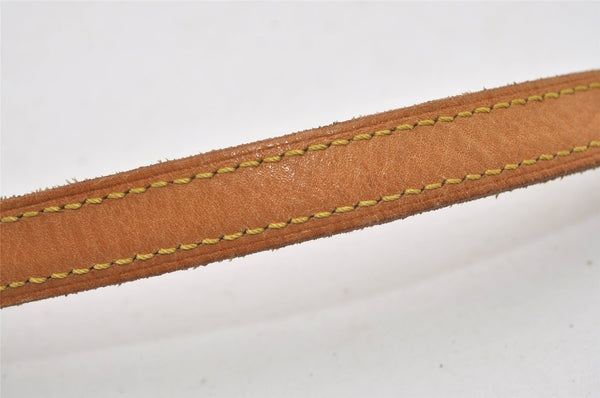 Authentic Louis Vuitton Leather Shoulder Strap Beige 39.8-46.5" LV 2197I