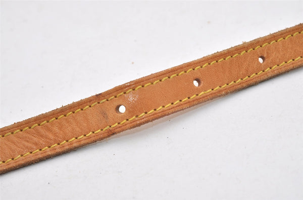 Authentic Louis Vuitton Leather Shoulder Strap Beige 39.8-46.5" LV 2197I