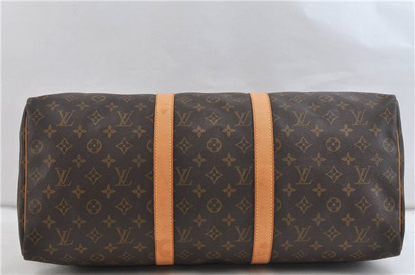 Authentic Louis Vuitton Monogram Keepall 50 Boston Bag M41426 LV 2198D