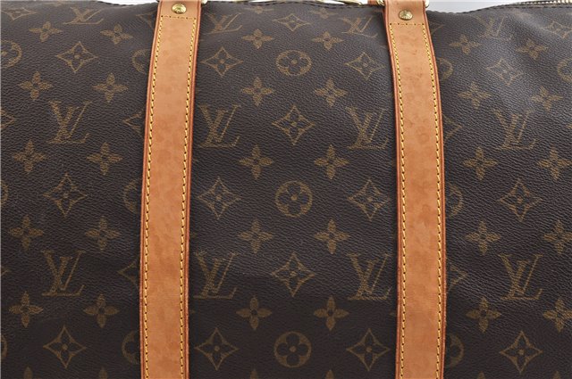 Authentic Louis Vuitton Monogram Keepall 50 Boston Bag M41426 LV 2198D