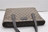 Authentic GUCCI Vintage Shoulder Tote Bag GG PVC Leather 211138 Brown 2198G