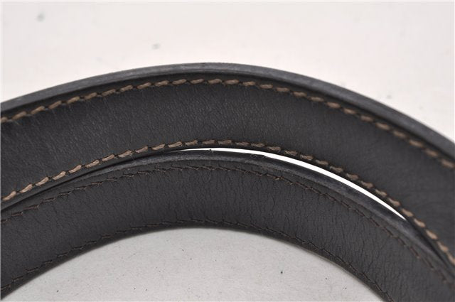 Authentic GUCCI Vintage Shoulder Tote Bag GG PVC Leather 211138 Brown 2198G