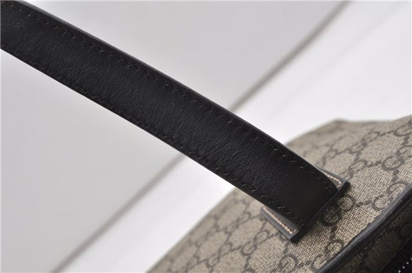 Authentic GUCCI Vintage Shoulder Tote Bag GG PVC Leather 211138 Brown 2198G