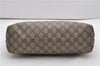 Authentic GUCCI Vintage Shoulder Tote Bag GG PVC Leather 211138 Brown 2198G