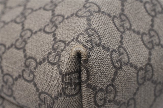 Authentic GUCCI Vintage Shoulder Tote Bag GG PVC Leather 211138 Brown 2198G