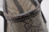Authentic GUCCI Vintage Shoulder Tote Bag GG PVC Leather 211138 Brown 2198G