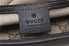 Authentic GUCCI Vintage Shoulder Tote Bag GG PVC Leather 211138 Brown 2198G