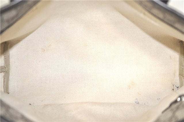 Authentic GUCCI Vintage Shoulder Tote Bag GG PVC Leather 211138 Brown 2198G