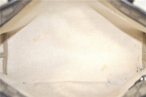 Authentic GUCCI Vintage Shoulder Tote Bag GG PVC Leather 211138 Brown 2198G