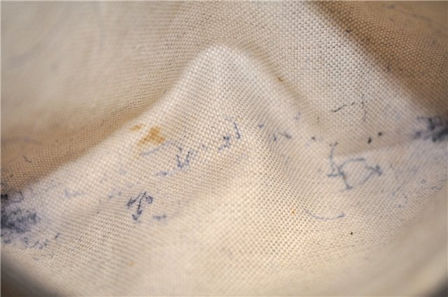 Authentic GUCCI Vintage Shoulder Tote Bag GG PVC Leather 211138 Brown 2198G