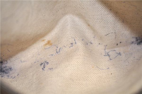 Authentic GUCCI Vintage Shoulder Tote Bag GG PVC Leather 211138 Brown 2198G