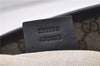 Authentic GUCCI Vintage Shoulder Tote Bag GG PVC Leather 211138 Brown 2198G
