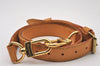 Authentic Louis Vuitton Leather Shoulder Strap Beige 35.4-42.5" LV 2198I