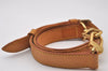 Authentic Louis Vuitton Leather Shoulder Strap Beige 35.4-42.5" LV 2198I