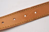 Authentic Louis Vuitton Leather Shoulder Strap Beige 35.4-42.5" LV 2198I