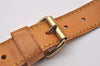 Authentic Louis Vuitton Leather Shoulder Strap Beige 35.4-42.5" LV 2198I