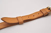 Authentic Louis Vuitton Leather Shoulder Strap Beige 35.4-42.5" LV 2198I