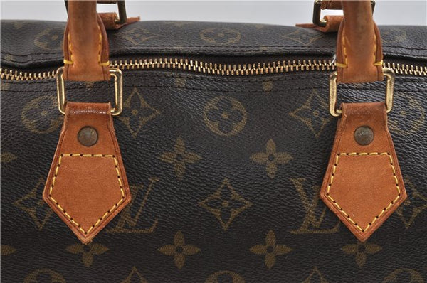 Authentic Louis Vuitton Monogram Speedy 30 Hand Bag Purse M41526 LV 2199D