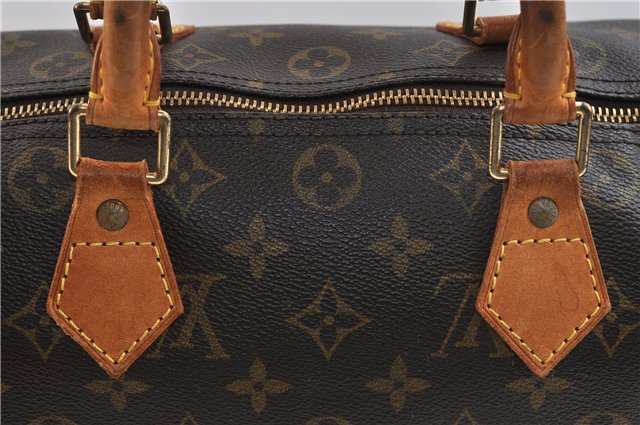 Authentic Louis Vuitton Monogram Speedy 30 Hand Bag Purse M41526 LV 2199D