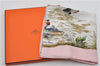 Authentic HERMES Carre 90 Scarf "Halte en Camargue" Silk Pink Box 2199E