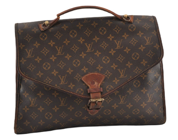 Authentic Louis Vuitton Monogram Beverly 44 2Way Hand Bag M51120 LV Junk 2200G