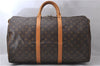 Authentic Louis Vuitton Monogram Keepall 50 Boston Bag M41426 LV 2202D