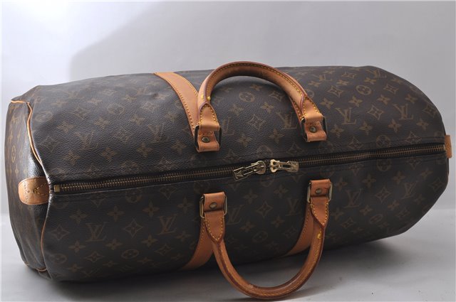 Authentic Louis Vuitton Monogram Keepall 50 Boston Bag M41426 LV 2202D