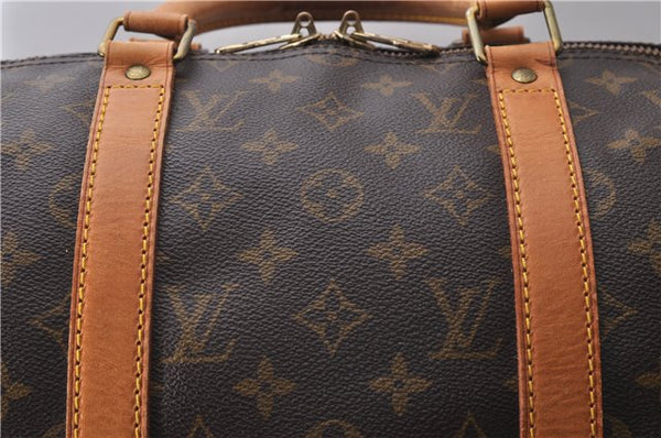 Authentic Louis Vuitton Monogram Keepall 50 Boston Bag M41426 LV 2202D