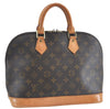 Authentic Louis Vuitton Monogram Alma Hand Bag Purse M51130 LV 2205B