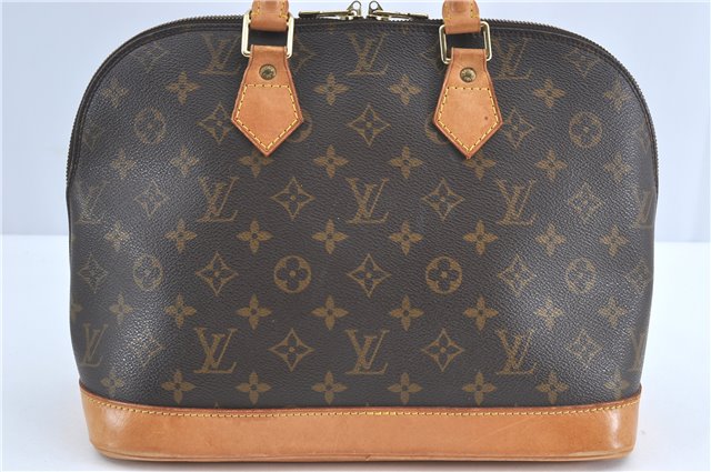 Authentic Louis Vuitton Monogram Alma Hand Bag Purse M51130 LV 2205B